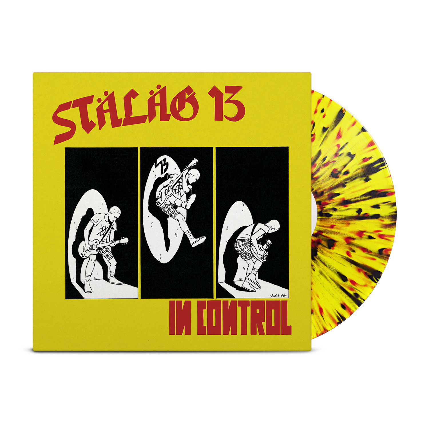 Stalag 13 - In Control - Vinyl - Yellow w/Red Black Splatter