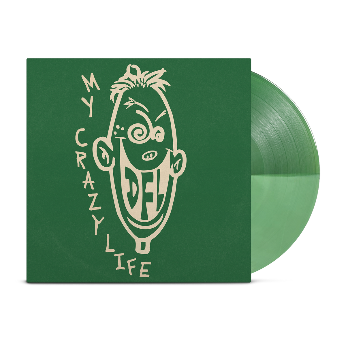 DFL My Crazy Life 1/2 Green &amp; 1/2 Green Vinyl LP