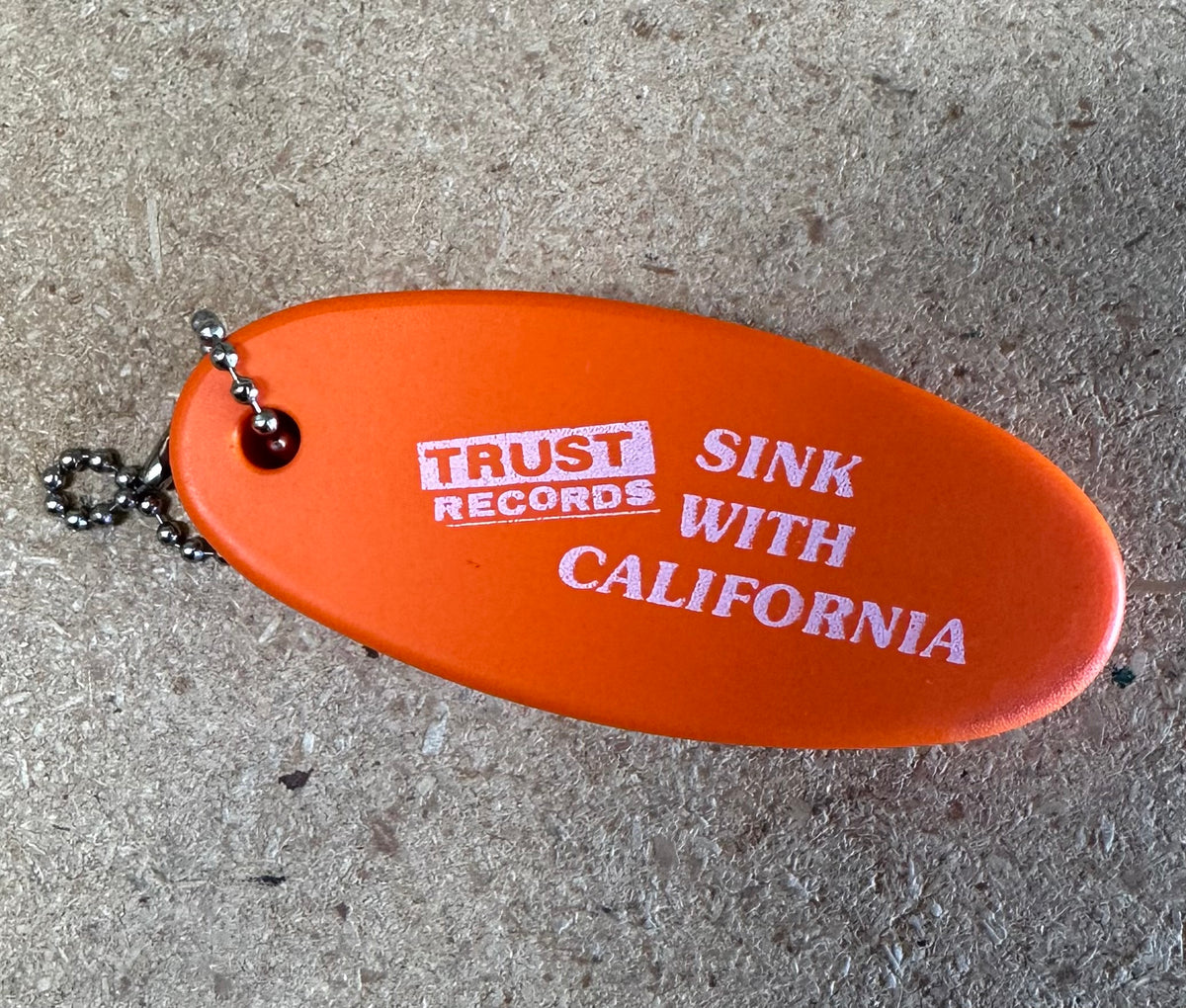 Sink with California Floating Keychain