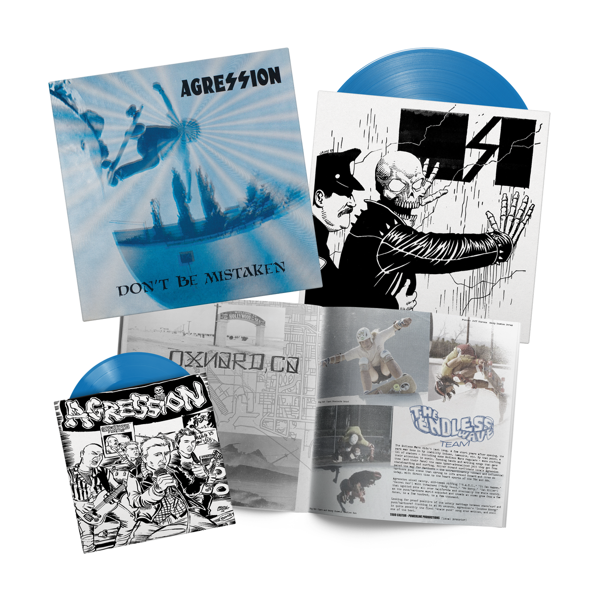 Agression Don&#39;t Be Mistaken Big Bob Blue Vinyl (with bonus 7&quot;)