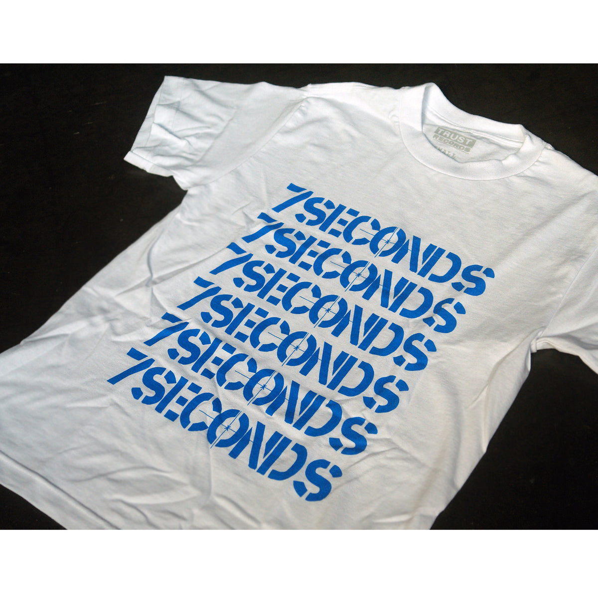 7 Seconds Blue Repeat White T-Shirt