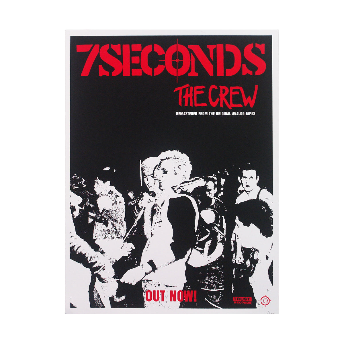7 Seconds The Crew 18&quot; X 24&quot; Screen-Printed Poster